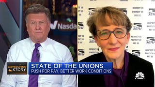 This is an incredible moment for unions and working people, says says SEIU president