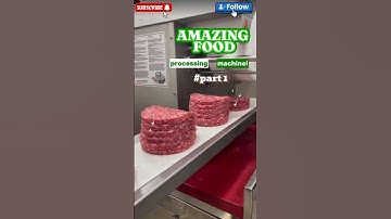 Amazing food processing machine Part 1 🍔⚙️🔥#FoodProcessing #SatisfyingMachines #FoodFactory