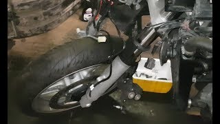 Подготовка Yamaha FJR 1300 к сезону 2018. Часть 3. Что с вилкой?