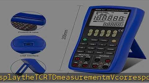 Victor/RuoShui Multifunction Calibration 14+ Temperature Calibrator with Measure and Source Functio