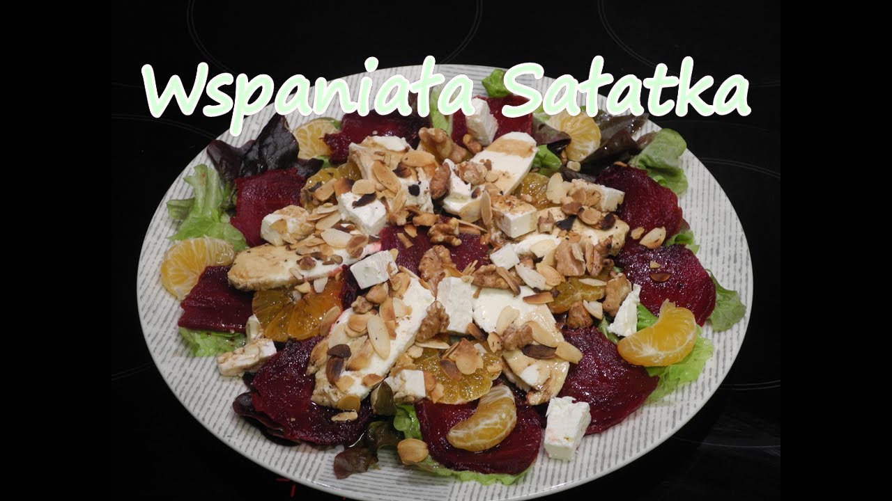 CUDOWNA SAŁATKA na ŚWIĘTA Z SEREM FETA CARPACCIO Z BURAKA MOZZARELLA  PRZEPIS PYCHA🧡💥Nr.510