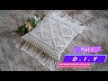 DIY Macrame Cushion Double Lines Pattern (Part 1) | Sarung Bantal Macrame Motif 2 Garis (Bagian 1)