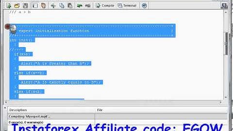 Mql4 Programming tutorial 12   if, Else if, a practical example