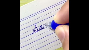 “Saima” Beautiful name in English cursive handwriting | Calligraphy