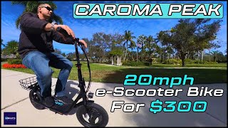 Caroma Peak Electric Scooter Bike Review: The Best Of Both Worlds For UNDER $300!