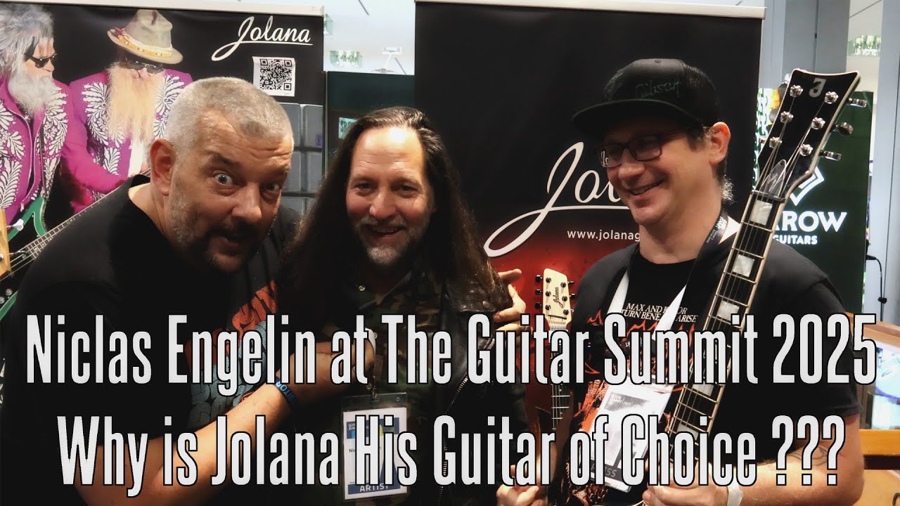 Никлас Энгелин, The Guitar Summit 2025 — Почему он выбрал Jolana Guitars? — FOG