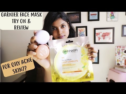 Oily & Acne Prone Skincare Routine & Essentials - Garnier Face Mask Try On & Review