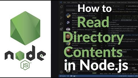 Hoe u de inhoud van een directory in Node.js kunt lezen | Gids voor het weergeven van bestanden e...