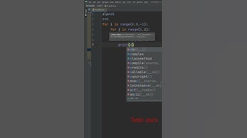 Alphabet Equilateral Triangle Pattern in Python | Pattern Program | Tutor Joes