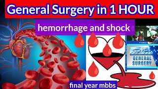 General Surgery lecture 1 HOUR 🔥 🔥 hemorrhage and shock . types of shock 😲#hemorrhage #shock