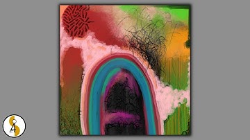 How To Paint Abstract Art / Relaxing / Time Lapse / Procreate Art / iPad Art / Demo #196