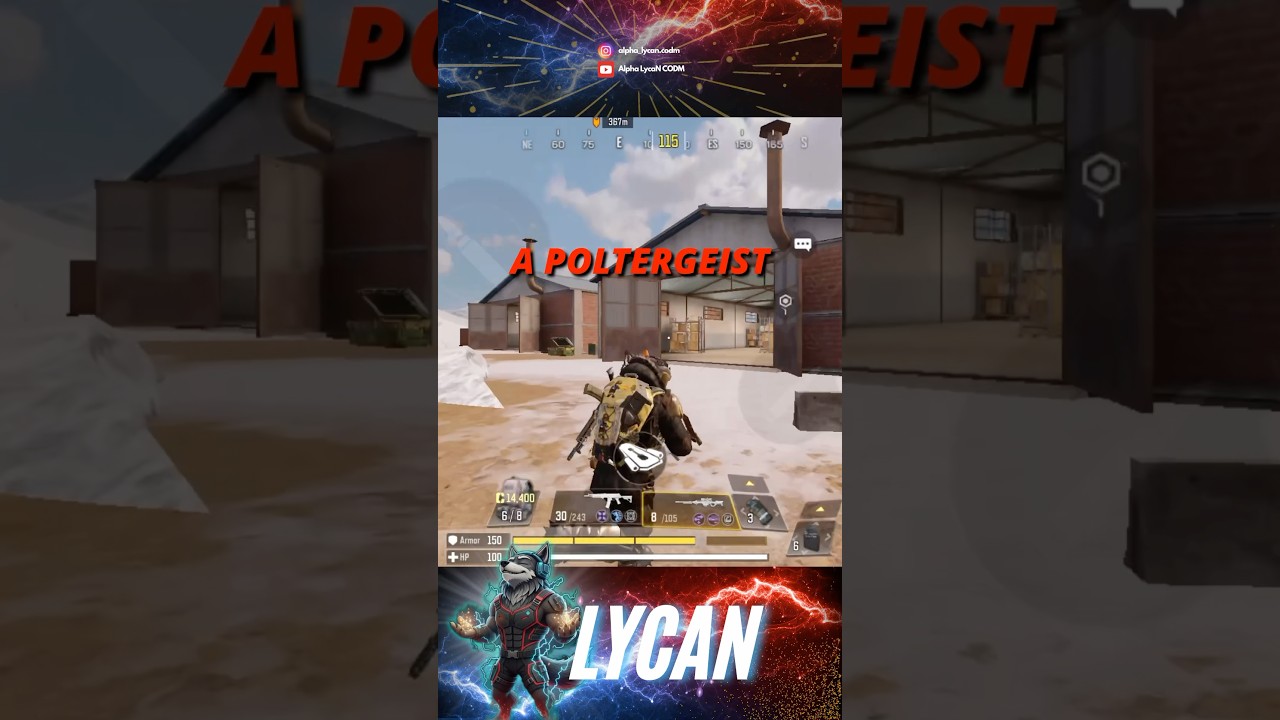 Blind Poltergeist in COD Mobile #shorts #codm #phonk
