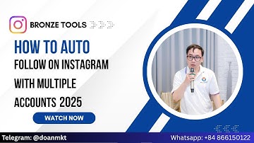 How To Auto Follow On Instagram With Multiple Account 2025 | Instagram Bot