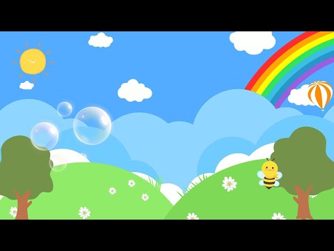 background animasi kartun bergerak pemandangan alam untuk latar
