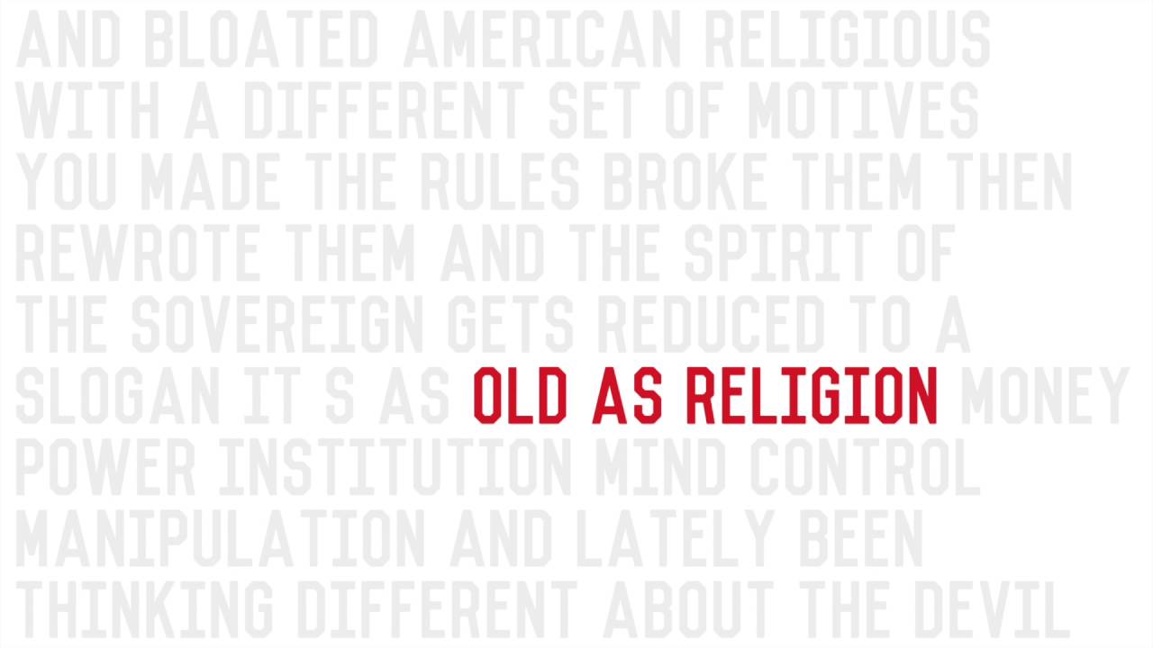 Old as Religion 