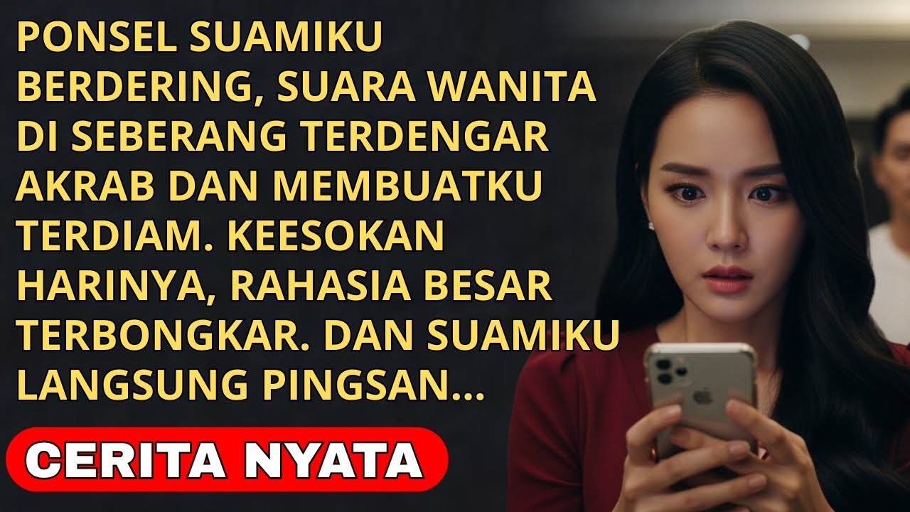 SAAT KUANGKAT TELFON SUAMIKU ADA SUARA WANITA YANG TA ASING KUDENGAR - ESOKNYA TERJADI HAL BESAR...