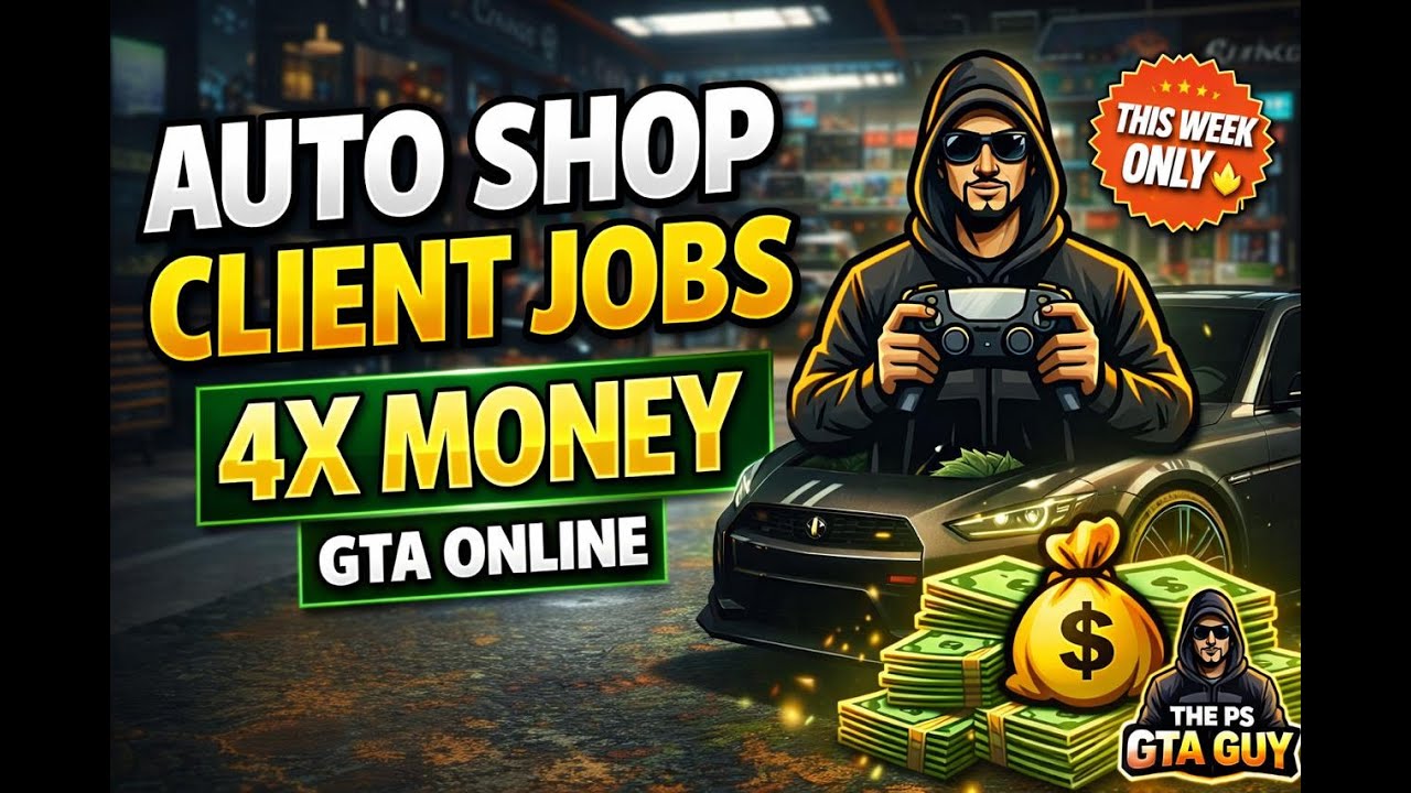 GTA ONLINE AUTOSHOP CLIENT JOBS / GTA ONLINE GAMEPLAY (GTA 5) INSANE 4X MONEY / PS5