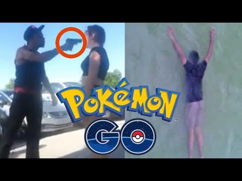 WARNUNG: POKEMON GO ROBBERY !! Bewaffnete Räuber Mit "Pokémon Go &rsquo;Opfer auf Ziel