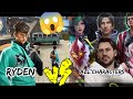 Ryden vs all characters in free fire  most powerful character in free fire  dear babu ff 