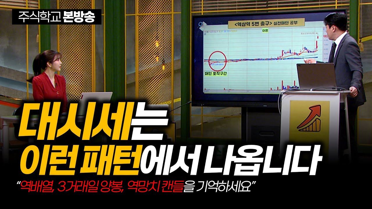 ⁣[패턴매매] 대시세는 이런 패턴에서 나옵니다(역삼역 5번출구 패턴)