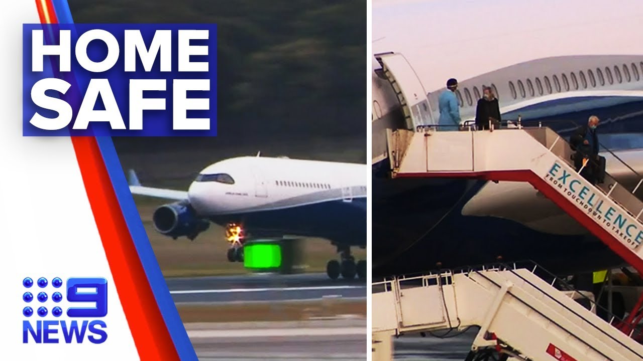 Coronavirus Returned Australians quarantined in Melbourne Nine News