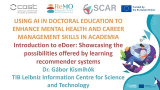 Using AI in Doctoral Education | Introduction to eDoer | Keynote by Gábor Kismihók