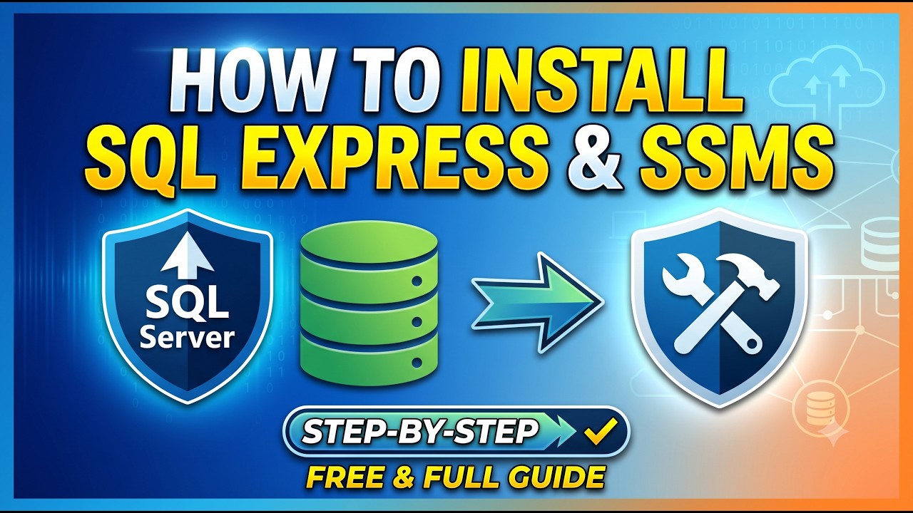 How to Install SQL Server Express and SSMS in 10 MINUTES | Step-by-Step ...
