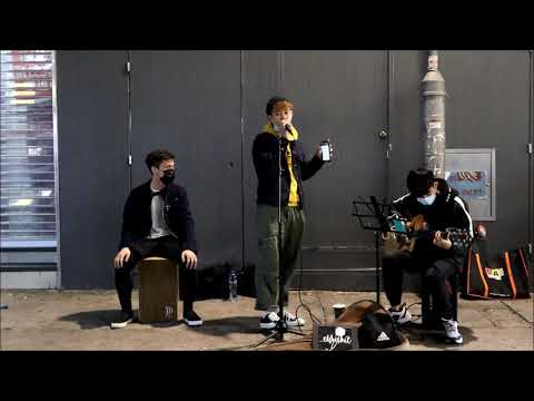 《我的秘密/街燈晚餐》Cover By Chris Chan @ 旺角站E2出口Busking 2020/03/04