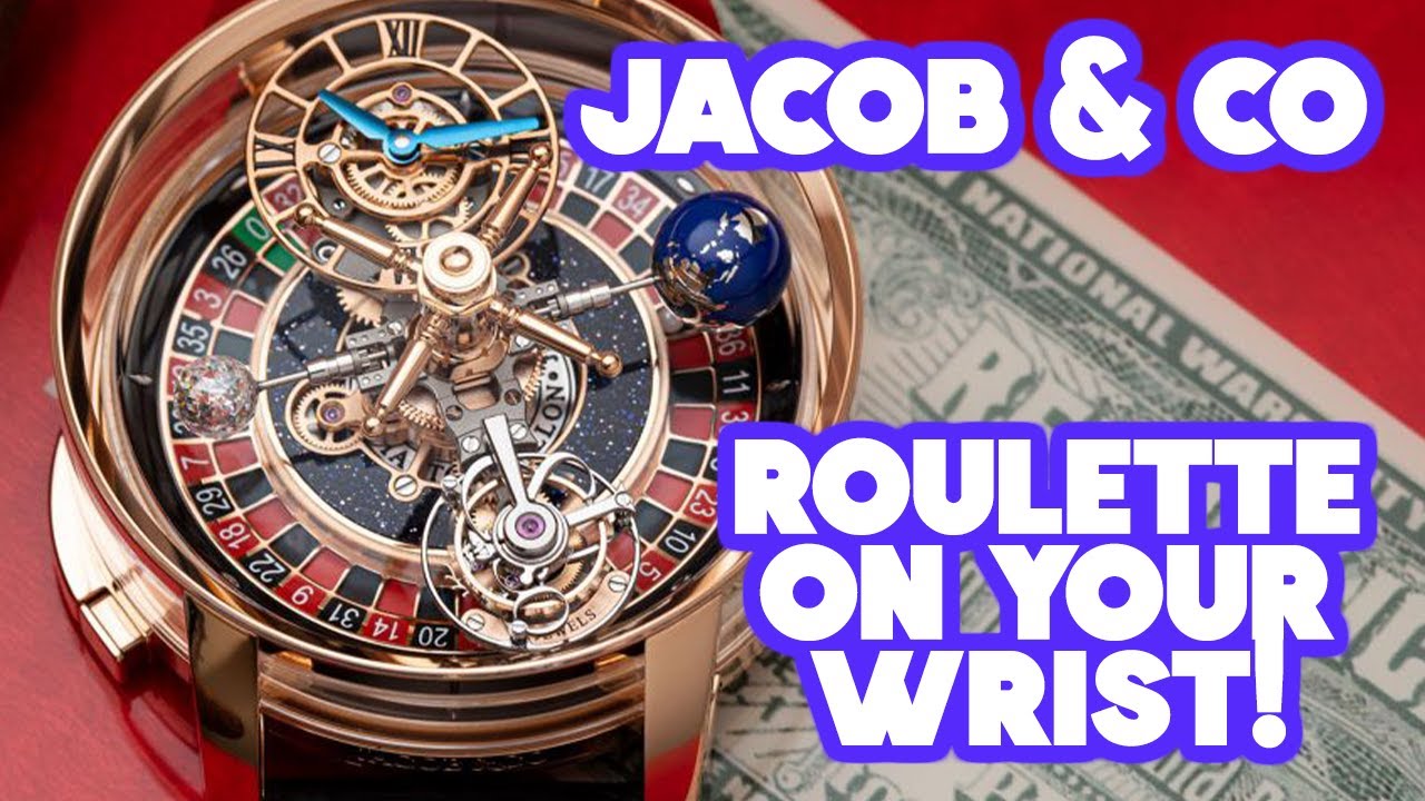 JACOB & CO ASTRONOMIA CASINO WATCH - Roulette Wheel On Your Wrist 