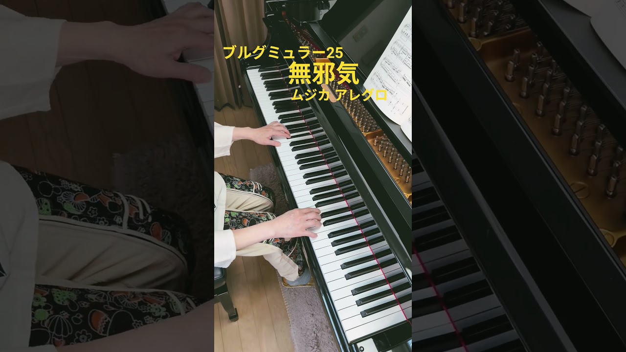 無邪気 ブルグミュラー25 ムジカ アレグロ