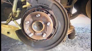 HOW TO CHANGE BRAKE PADS (REAR) 2006 SCION TC