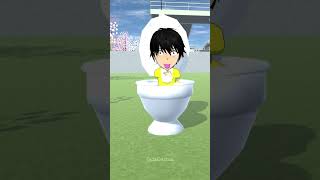 ibu hamil dikejar skibidi toilet #sakurascshoolsimulator #shorts