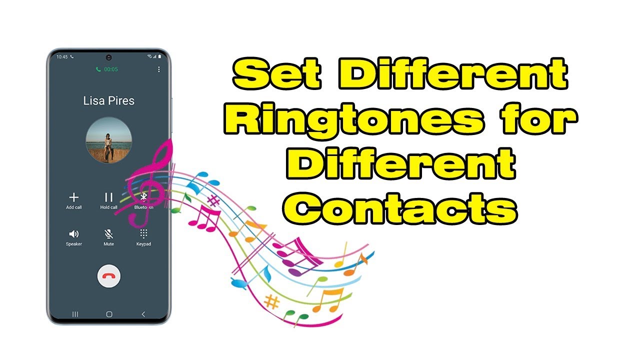 how to set a ringtone on android for one person