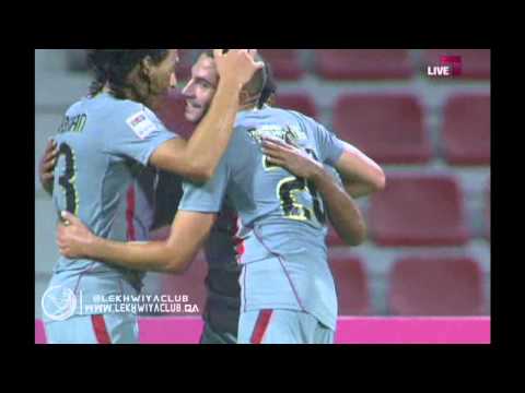 لخويا 3 1 العربي الهدف الثالث علي عفيف