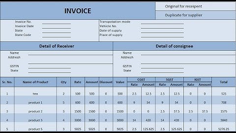 HOW TO CREATE GST BILLING SYSTEM IN MICROSOFT EXCEL