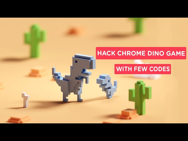 Voxel Dino T-Rex Chrome