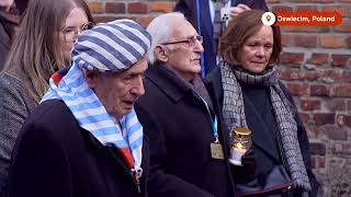 Survivors pay tribute on anniversary of Auschwitz's liberation | REUTERS