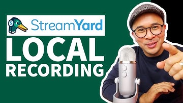 @StreamYard Tutorial: LOCAL RECORDING FEATURE (separate audio + video files)