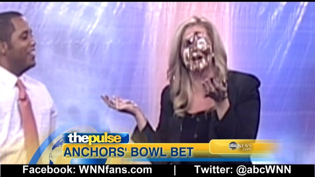 News Anchor Rissa Shaw Gets Pied in the Face YouTube