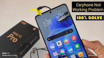 Redmi Note 12 Pro Earphone Not Working Problem | Redmi Note 12, Note 12 Earphone Problem