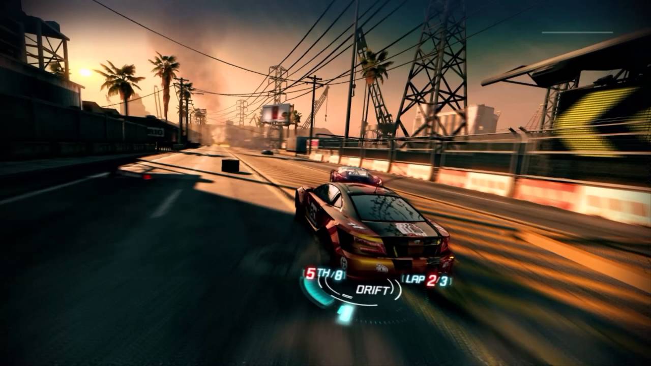 Split Second Track Port Bridge Race Car Cobretti Nero GT400 Walktrough ...