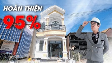 Ngôi nhà phố mái thái 2 tầng đã hoàn thiện 95% cực đẹp tại Bình Phước