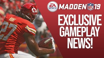 Madden 19 Gameplay Details! Improvements/Features Revealed