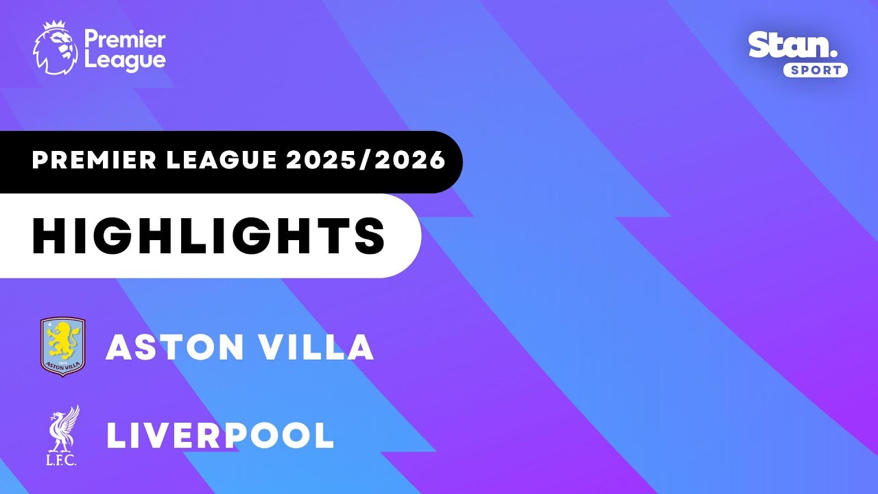 Aston Villa v Liverpool | Highlights | Premier League 2025/26
