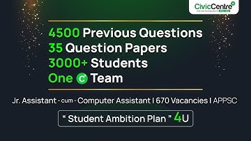 APPSC | 4500+ Previous Year Questions | Jr Asst