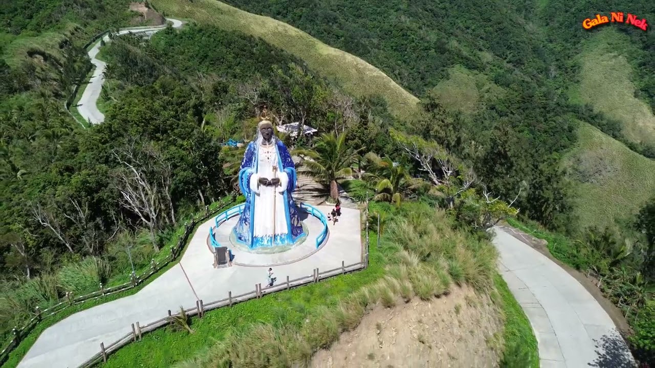 Dingalan Grotto aerial view