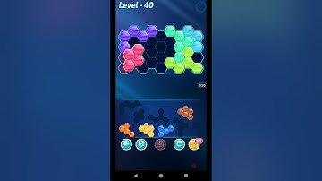 BLOCK HEXA PUZZLE LEVEL 40 ANSWERS REGULATION B LEVEL PACK