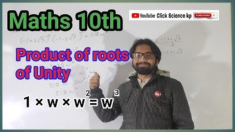 Maths 10th product of roots of unity