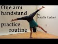 One arm handstand practice for every day - The Art of Handbalancing