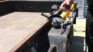 Josco | Using Brumby Strip-It Discs to Remove Rust & Paint from a Trailer